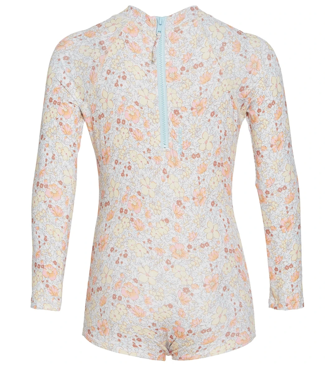 Billabong Girls' Sweet Dreamer Boy Short Long Sleeve One Piece Swimsuit (Little Kid, Big Kid) 2 Billabong Girls' Sweet Dreamer Boy Short Long Sleeve One Piece Swimsuit (Little Kid, Big Kid) - Image 2