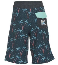 Boys' Oasis Boardshort (Little Kid, Big Kid) -Swimming Shops 7223829299368 black 3a