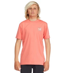Billabong Boys' Crayon Wave Short Sleeve Surf Shirt (Big Kid)