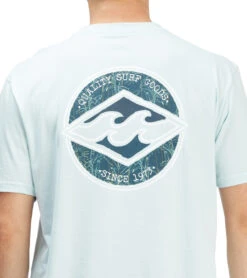 Billabong Men's Rotor Diamond Short Sleeve Tee -Swimming Shops 7268891918504 coastalblue 4a