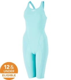 Speedo Women's Vanquisher Kneeskin Tech Suit Swimsuit -Swimming Shops 7300840652968 blueice 5a