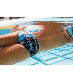 Sporti X ALILscribble Limited Edition Divide Brief Swimsuit -Swimming Shops 7326810996904 blueblack 13a