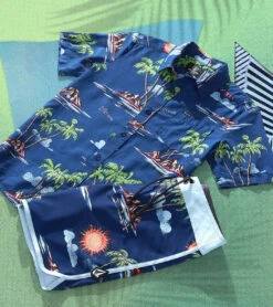 Volcom Boys' Isle Hoppa Scallop Boardshort -Swimming Shops 7329062420648 niagara 3a