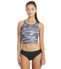 Xcel Women's Ocean Ramsey UV 8oz. Crop Tank Rashguard
