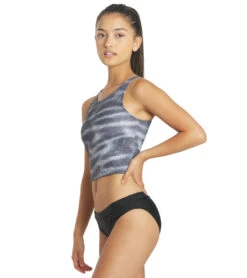 Xcel Women's Ocean Ramsey UV 8oz. Crop Tank Rashguard 9 Xcel Women's Ocean Ramsey UV 8oz. Crop Tank Rashguard -Swimming Shops 7345952456872 tigershark 5a