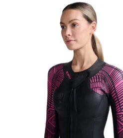 2XU Women's Pro-Swim Run Pro Shorty Wetsuit 12 2XU Women's Pro-Swim Run Pro Shorty Wetsuit -Swimming Shops 7350032367784 blackveryberryprint 3a