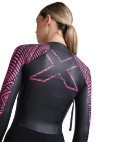2XU Women's Pro-Swim Run Pro Shorty Wetsuit 16 2XU Women's Pro-Swim Run Pro Shorty Wetsuit -Swimming Shops 7350032367784 blackveryberryprint 7a
