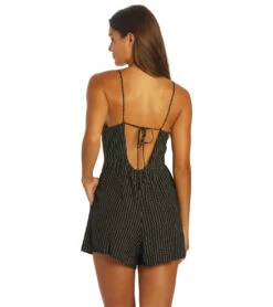 Volcom Women's Wild Queendom Romper -Swimming Shops 7363697311912 blackwhite 3a
