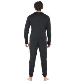 Level Six Men's Vulcan Front Zip Thermal Unisuit -Swimming Shops 7363715694760 black 3a
