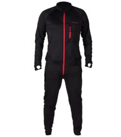 Level Six Men's Vulcan Front Zip Thermal Unisuit -Swimming Shops 7363715694760 black 5a