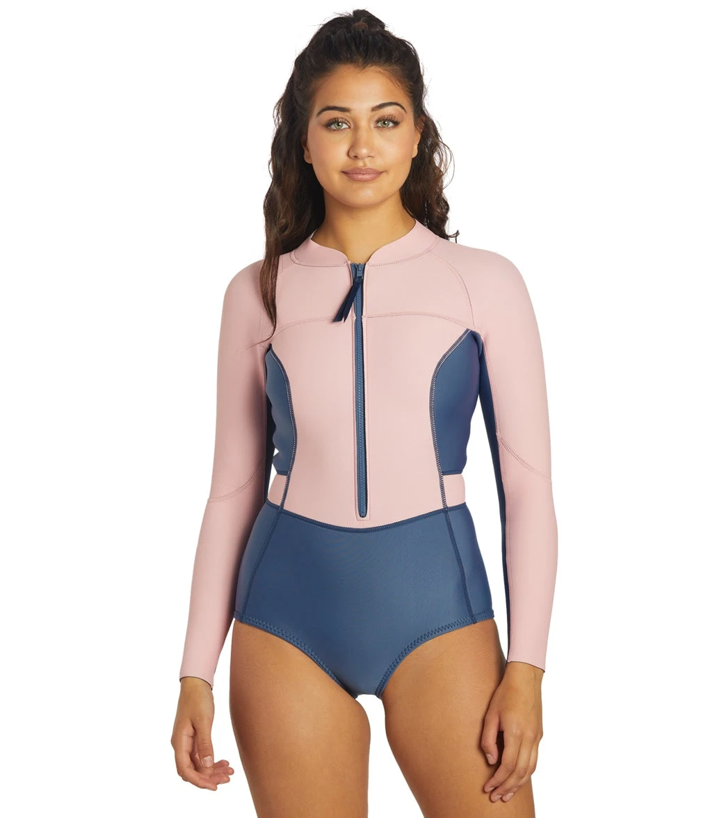 Level Six Women's 1.2mm Neoprene Mystique Front Zip Long Sleeve One Piece Swimsuit 1 Level Six Women's 1.2mm Neoprene Mystique Front Zip Long Sleeve One Piece Swimsuit