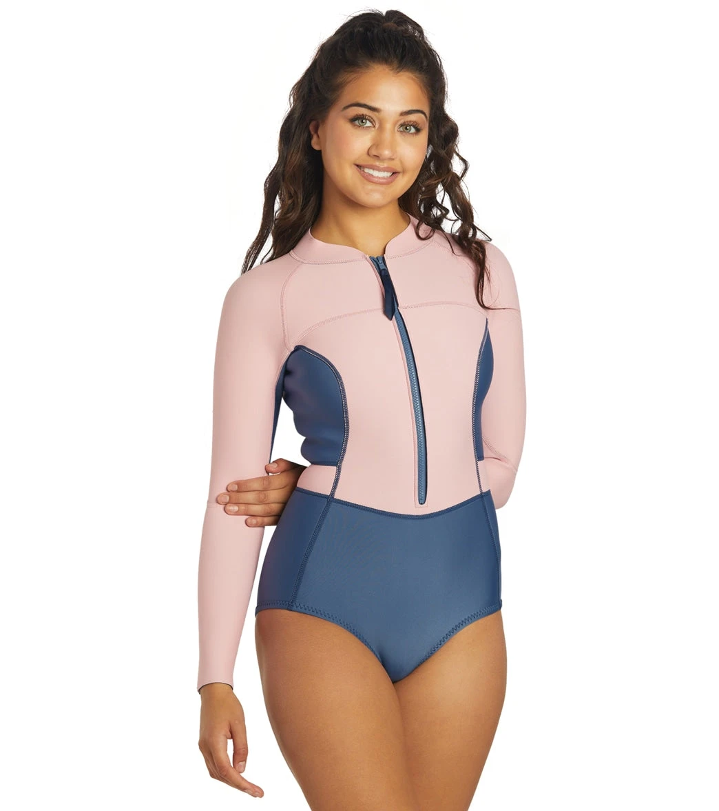 Level Six Women's 1.2mm Neoprene Mystique Front Zip Long Sleeve One Piece Swimsuit 2 Level Six Women's 1.2mm Neoprene Mystique Front Zip Long Sleeve One Piece Swimsuit - Image 2