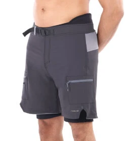 Level Six Men's Pro Guide 0.5mm Neoprene Lined Shorts -Swimming Shops 7363721527464 black 4a