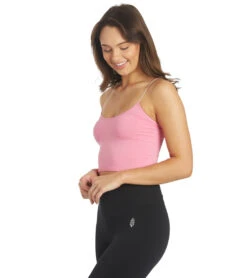 FREE PEOPLE Seamless Skinny Strap Crop Top -Swimming Shops 7376213049512 aurora 5a