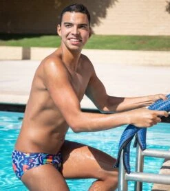 Sporti X Damian Orellana Limited Edition Laguna Brief Swimsuit -Swimming Shops 7390744838312 multi 3a