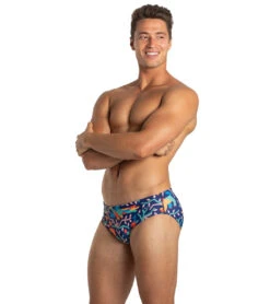 Sporti X Damian Orellana Limited Edition Laguna Brief Swimsuit -Swimming Shops 7390744838312 multi 5a