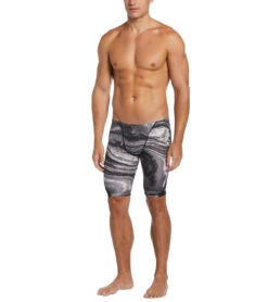 Nike Men's HydraStrong Crystal Wave Jammer Swimsuit -Swimming Shops 7397927256232 black 3a