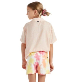 Volcom Girls' Truly Stoked Shorts (Little Kid, Big Kid) -Swimming Shops 7399735525544 multi 3a