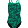 TYR Girls' Camo Diamondfit One Piece Swimsuit
