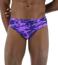 TYR Men's Camo Racer Brief Swimsuit