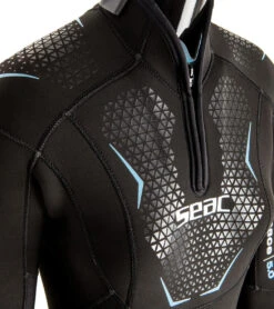 Women's 5mm Space Back Zip Fullsuit Wetsuit -Swimming Shops 7429463703720 black 5a