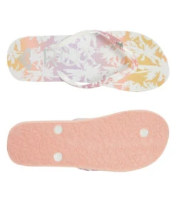Roxy Girls' Pebbles VII Flip Flop (Little Kid, Big Kid) -Swimming Shops 7430138003624 sunset 4a