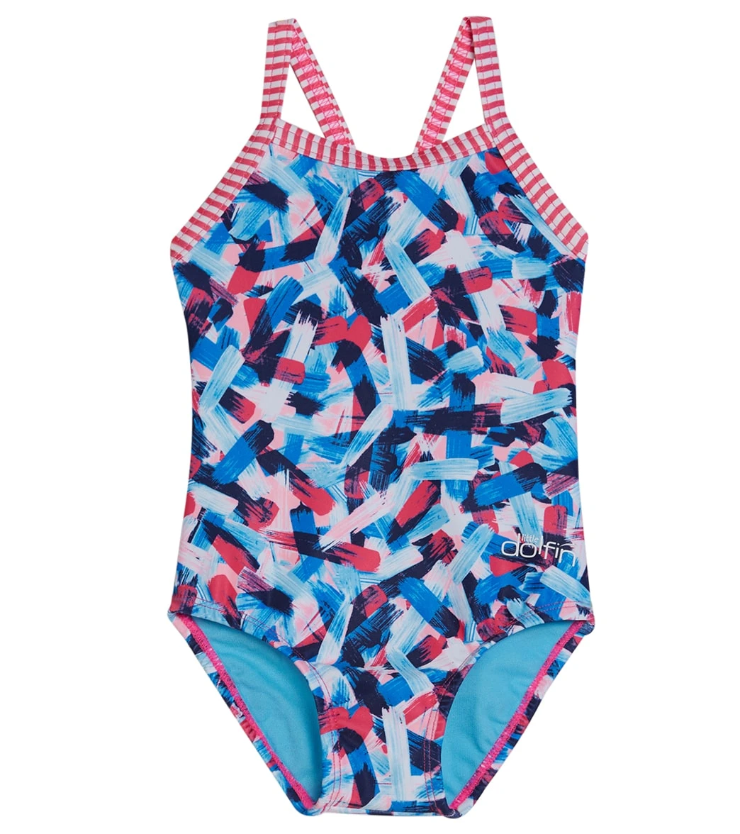 Girls' Pretty Mess One Piece Swimsuit (Toddler) 1 Girls' Pretty Mess One Piece Swimsuit (Toddler)