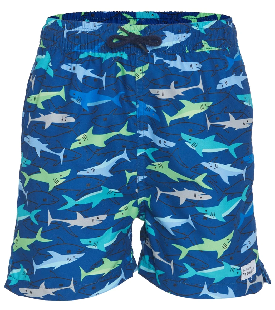 Boys' Sharky Wesley UPF 50+ Swim Trunks (Baby, Toddler, Little Kid) 1 Boys' Sharky Wesley UPF 50+ Swim Trunks (Baby, Toddler, Little Kid)