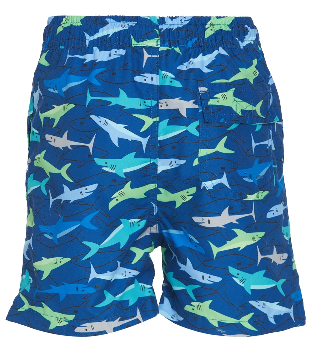Boys' Sharky Wesley UPF 50+ Swim Trunks (Baby, Toddler, Little Kid) 2 Boys' Sharky Wesley UPF 50+ Swim Trunks (Baby, Toddler, Little Kid) - Image 2