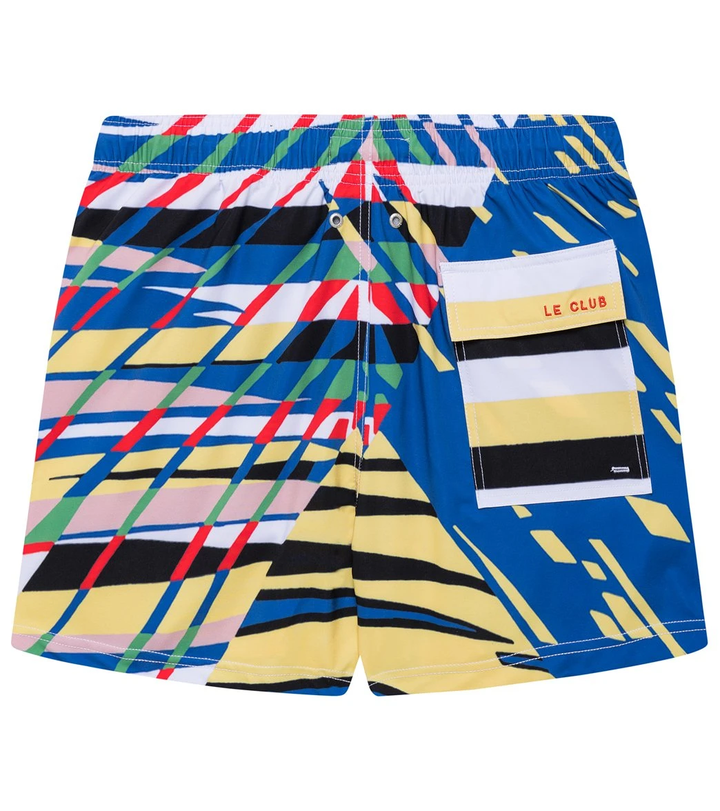 Men's Linear Short Stretch Swim Trunks 2 Men's Linear Short Stretch Swim Trunks - Image 2