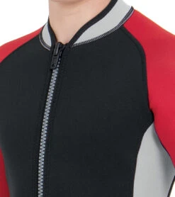 Kids 2.5mm Short Sleeve Ciao -Swimming Shops 7456266223784 blackred 4a