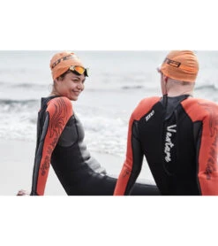 Zone3 Women's Venture Wetsuit -Swimming Shops 7457822343336 blackorange 11a