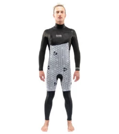 Dakine Men's 4/3mm Mission Chest Zip Fullsuit Wetsuit -Swimming Shops 7463580893352 black 5a