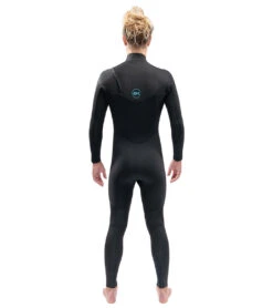 Dakine Men's 3/2mm Mission Chest Zip Fullsuit Wetsuit -Swimming Shops 7463580958888 black 3a