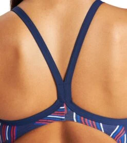 Arena Women's Puzzled Light Drop Back One Piece Swimsuit 9 Arena Women's Puzzled Light Drop Back One Piece Swimsuit -Swimming Shops 7468250038440 navyredmulti 5a