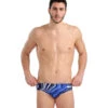 Arena Men's Marbled Brief Swimsuit