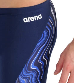Arena Men's Marbled Jammer Swimsuit 8 Arena Men's Marbled Jammer Swimsuit -Swimming Shops 7468270846120 navynavymulti 4a