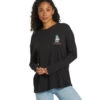 HURLEY Women's Bad Apples Grace Oversize Long Sleeve Tee