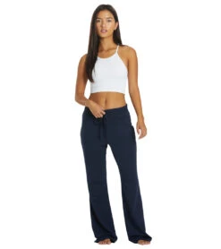 HURLEY Women's Easy Flare Pant 8 HURLEY Women's Easy Flare Pant -Swimming Shops 7471952429224 moodindigo 4a