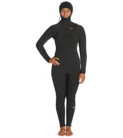 Billabong Women's 5/4mm Synergy Hood Chest Zip Fullsuit Wetsuit