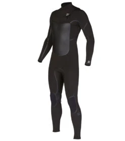 Billabong Men's 4/3mm Absolute Plus Chest Zip Fullsuit Wetsuit -Swimming Shops 7492489871528 black 4a