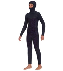 Billabong Youth 5/4mm Absolute Chest Zip Hooded Fullsuit Wetsuit -Swimming Shops 7492491444392 military 3a