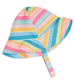 Girls' No Mondays Two Piece Short Sleeve Rashguard Set With Hat (Baby, Toddler) -Swimming Shops 7494980108456 pink 3a