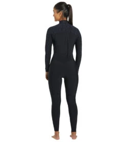 Roxy Women's 3/2mm Swell Series GBS Back Zip Fullsuit Wetsuit -Swimming Shops 7499384946856 black 4a