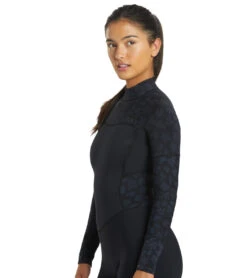 Roxy Women's 3/2mm Swell Series GBS Back Zip Fullsuit Wetsuit -Swimming Shops 7499384946856 black 6a