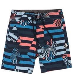 Volcom Boys' Mod Stone Stripe Boardshorts (Toddler, Little Kid)