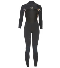 Rip Curl Women's 3/2mm Flashbomb Long Sleeve Chest Zip Fullsuit Wetsuit