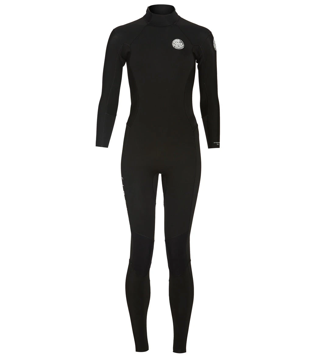Rip Curl Women's 3/2mm Dawn Patrol Long Sleeve Back Zip Fullsuit Wetsuit 1 Rip Curl Women's 3/2mm Dawn Patrol Long Sleeve Back Zip Fullsuit Wetsuit