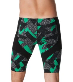 Speedo Men's Ruse Blocks Jammer Swimsuit -Swimming Shops 7510256517288 speedogreen 3a