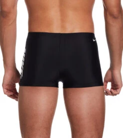 Nike Men's Logo Square Leg Swimsuit 8 Nike Men's Logo Square Leg Swimsuit -Swimming Shops 7547163967656 black 3a
